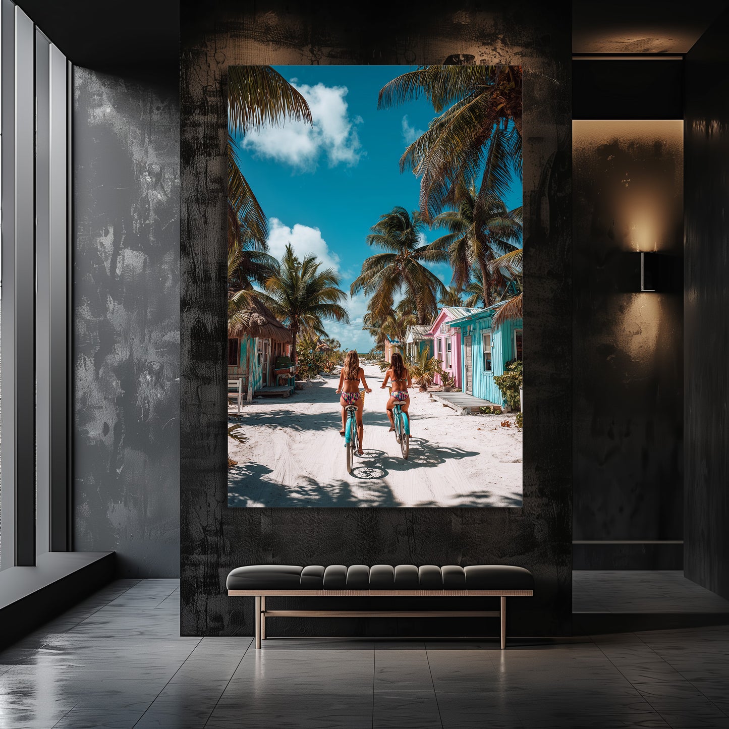 TABLEAU FEMMES VÉLOS MEXIQUE