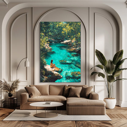 CUADRO CENOTE MEXICANO