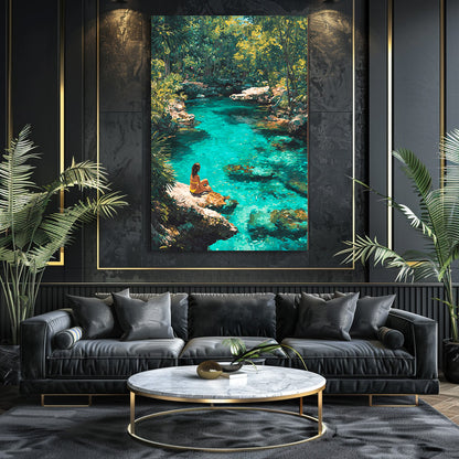 CUADRO CENOTE MEXICANO