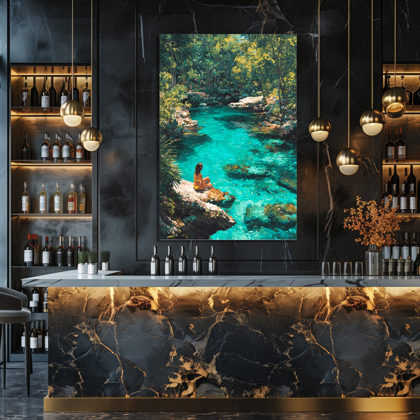 CUADRO CENOTE MEXICANO