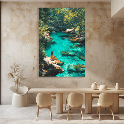 CUADRO CENOTE MEXICANO