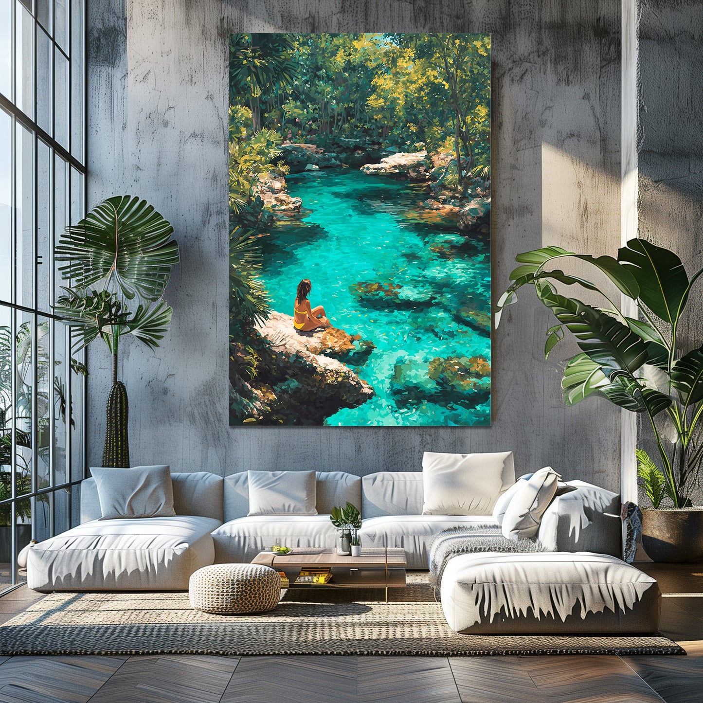 CUADRO CENOTE MEXICANO