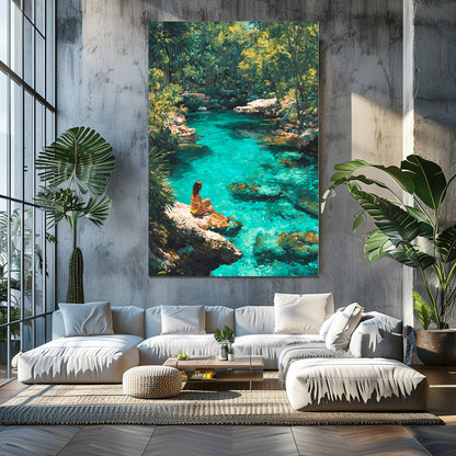 CUADRO CENOTE MEXICANO