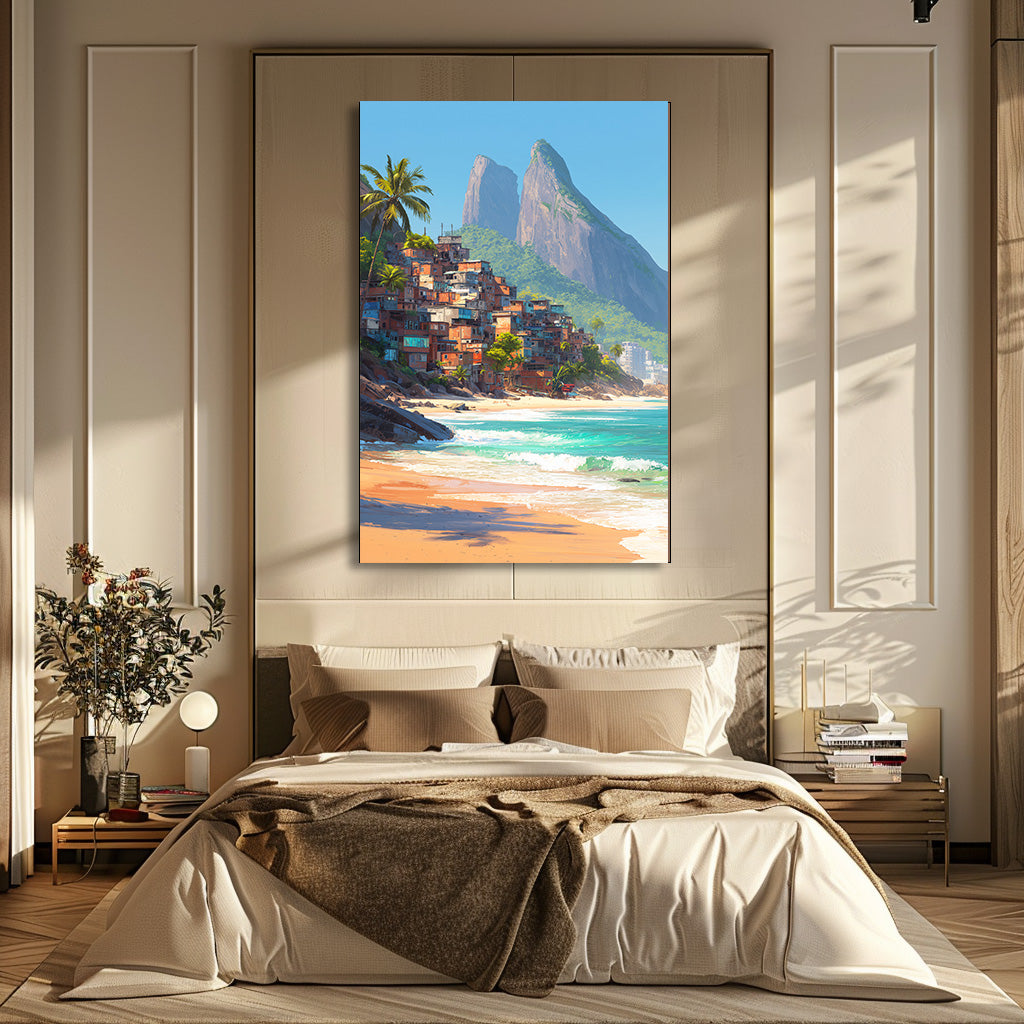 TABLEAU PLAGE FAVELAS