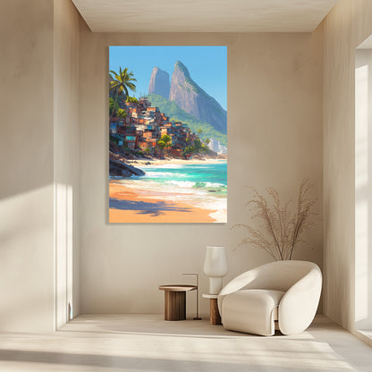 TABLEAU PLAGE FAVELAS