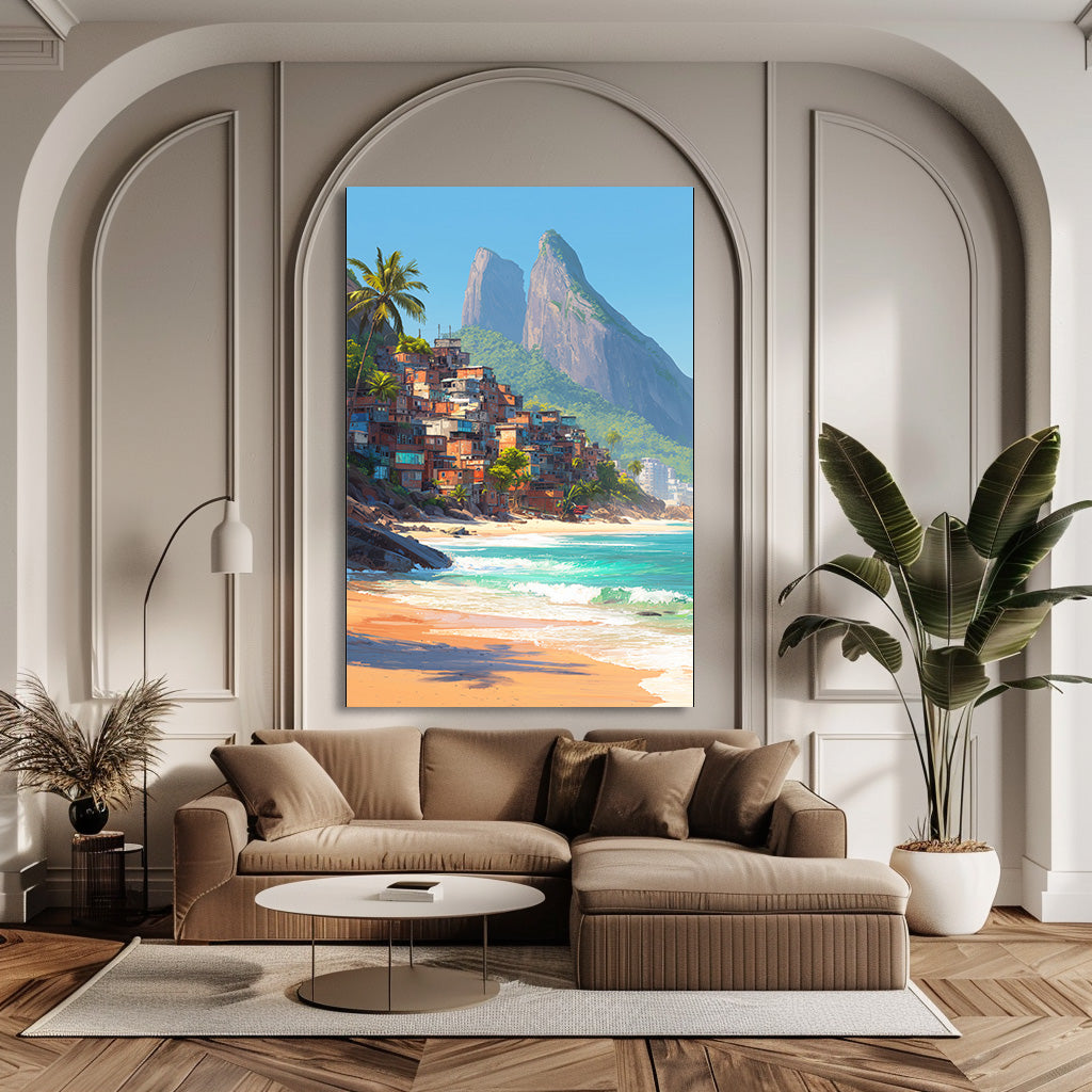 TABLEAU PLAGE FAVELAS