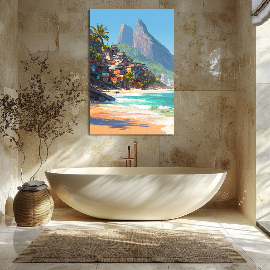 TABLEAU PLAGE FAVELAS