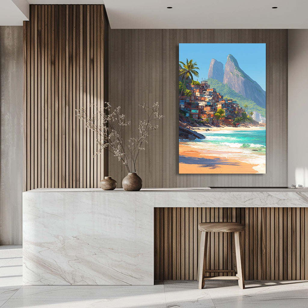 TABLEAU PLAGE FAVELAS