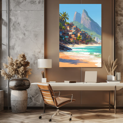 TABLEAU PLAGE FAVELAS