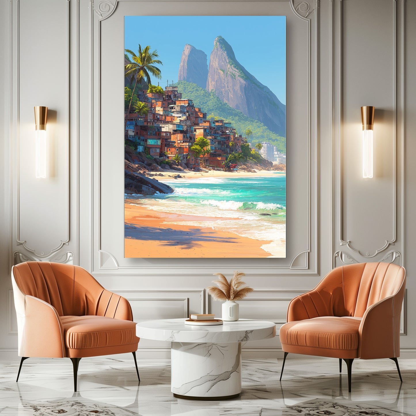 TABLEAU PLAGE FAVELAS