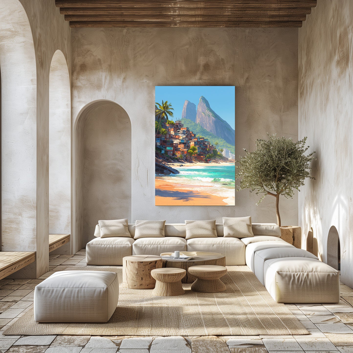 TABLEAU PLAGE FAVELAS