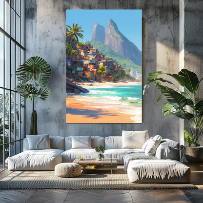 TABLEAU PLAGE FAVELAS