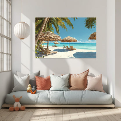 TABLEAU PLAGE PARADISIAQUE MEXIQUE