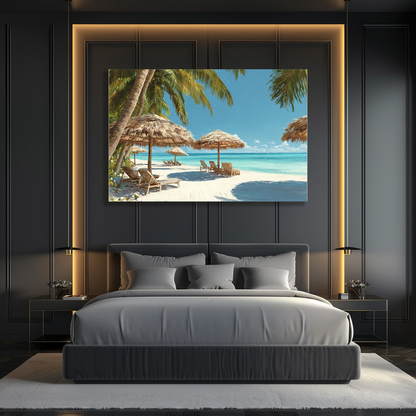 TABLEAU PLAGE PARADISIAQUE MEXIQUE