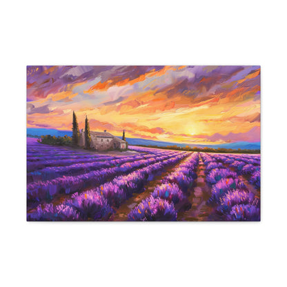 TABLEAU CHAMPS DE LAVANDE