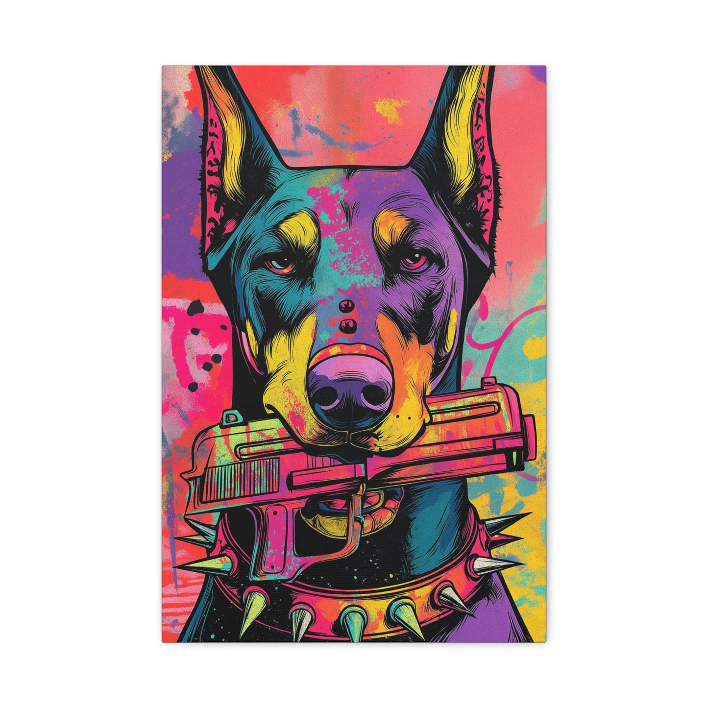 TABLEAU CHIEN GANGSTER