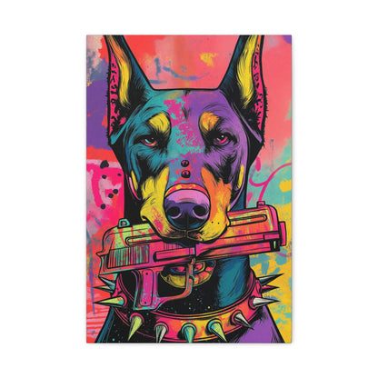 TABLEAU CHIEN GANGSTER