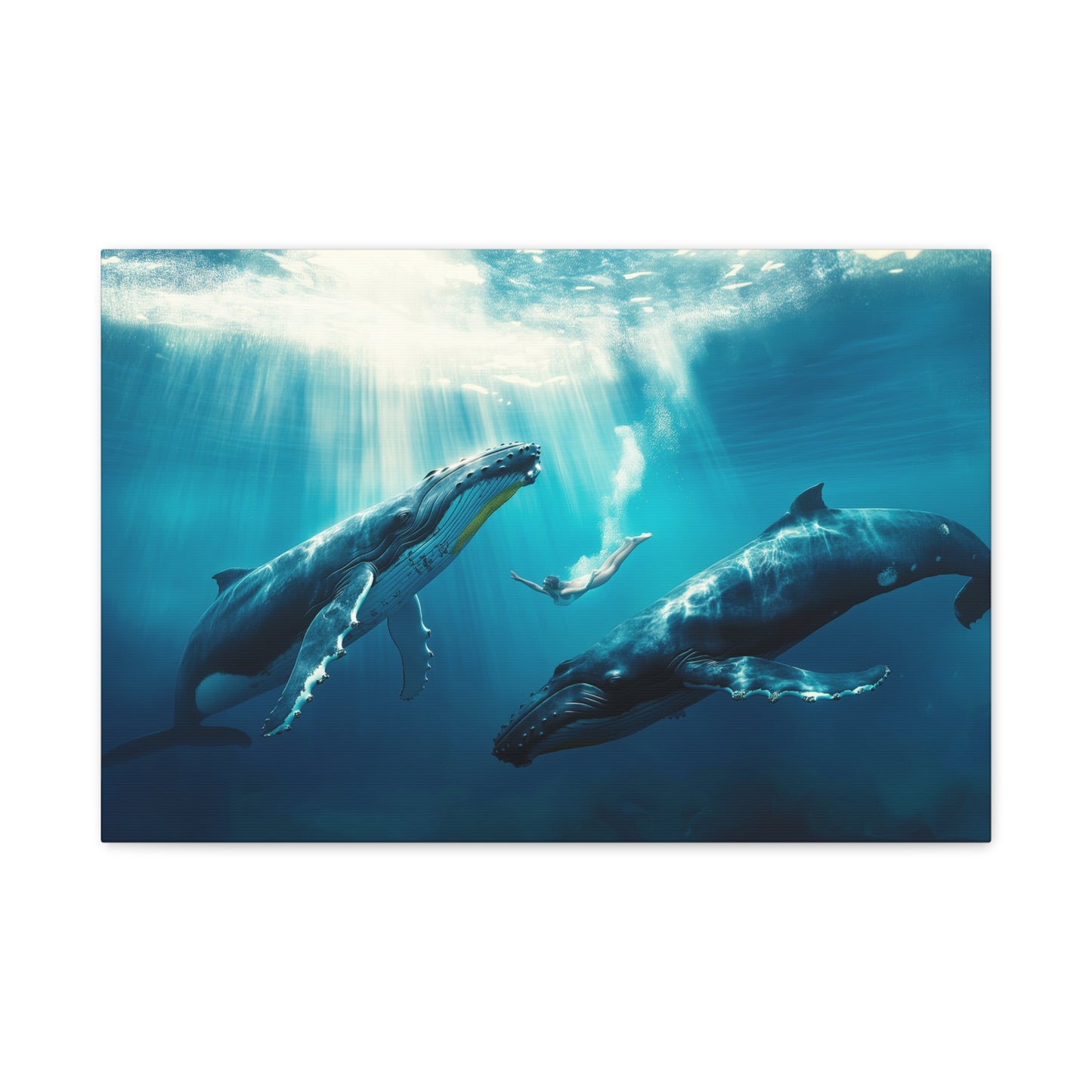 TABLEAU FEMME BALEINE