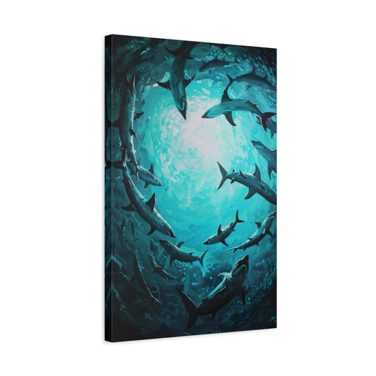 TABLEAU REQUIN OCÉAN