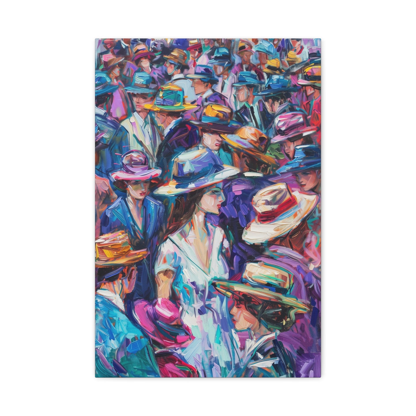 TABLEAU CHAPEAUX COLORÉS