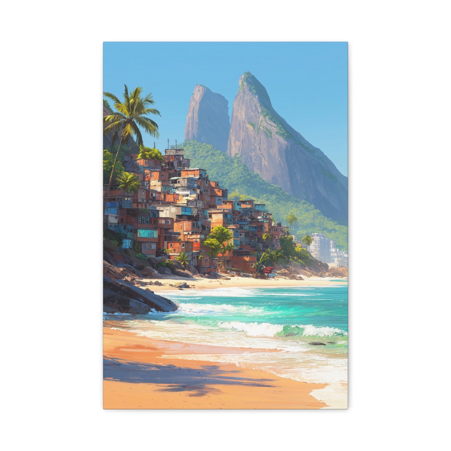 TABLEAU PLAGE FAVELAS