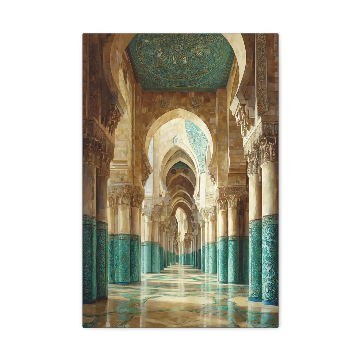 TABLEAU TEMPLE MAROCAIN