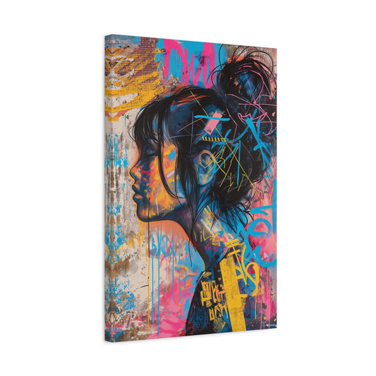 TABLEAU FEMME GRAFFITI