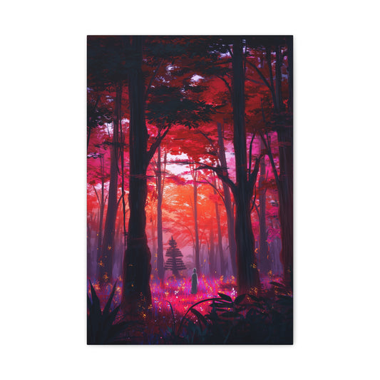 TABLEAU FORÊT JAPON