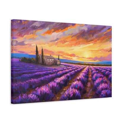 TABLEAU CHAMPS DE LAVANDE