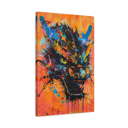 TABLEAU DRAGON STREET ART