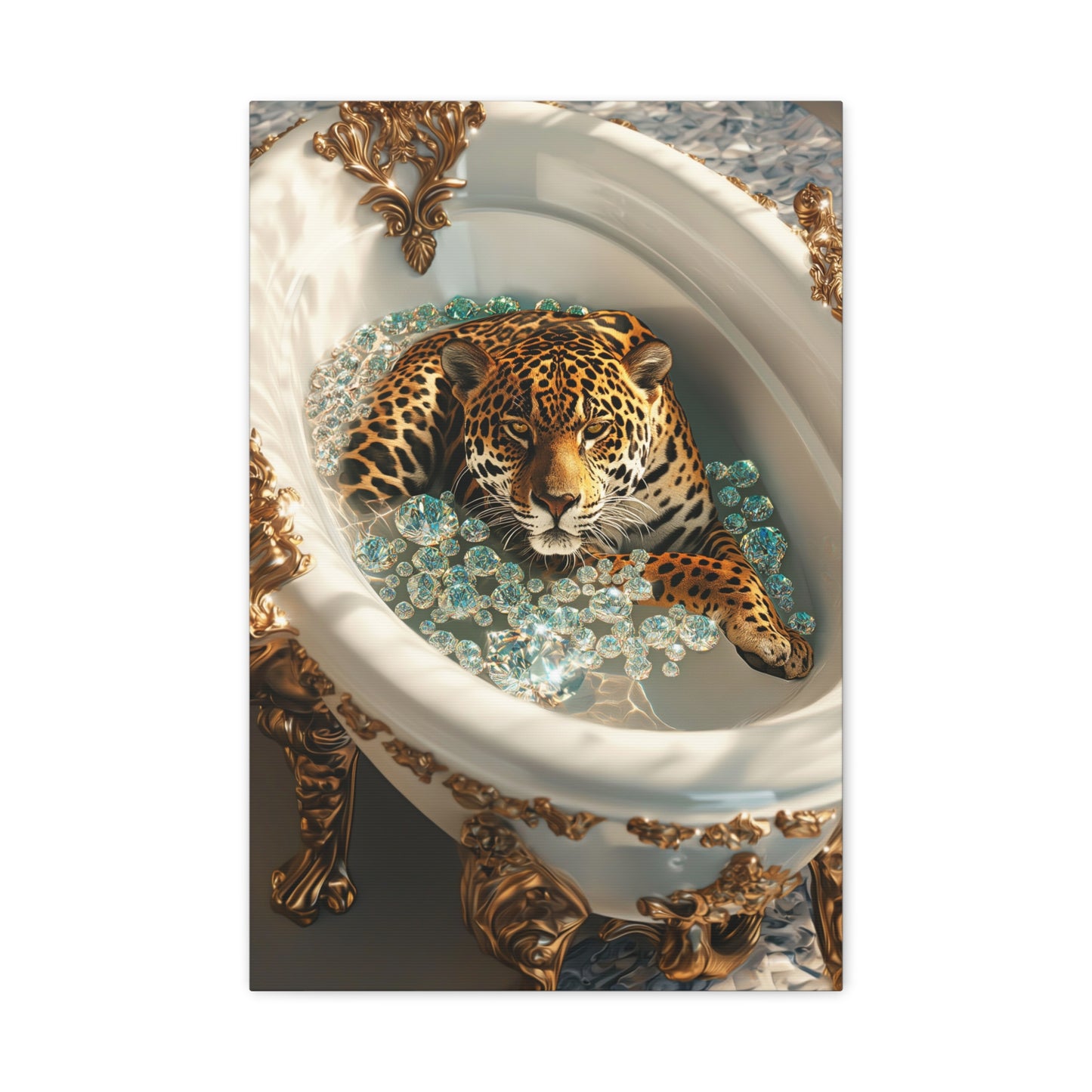 TABLEAU JAGUAR BAIGNOIRE