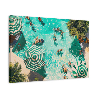 TABLEAU PISCINE SAINT-TROPEZ