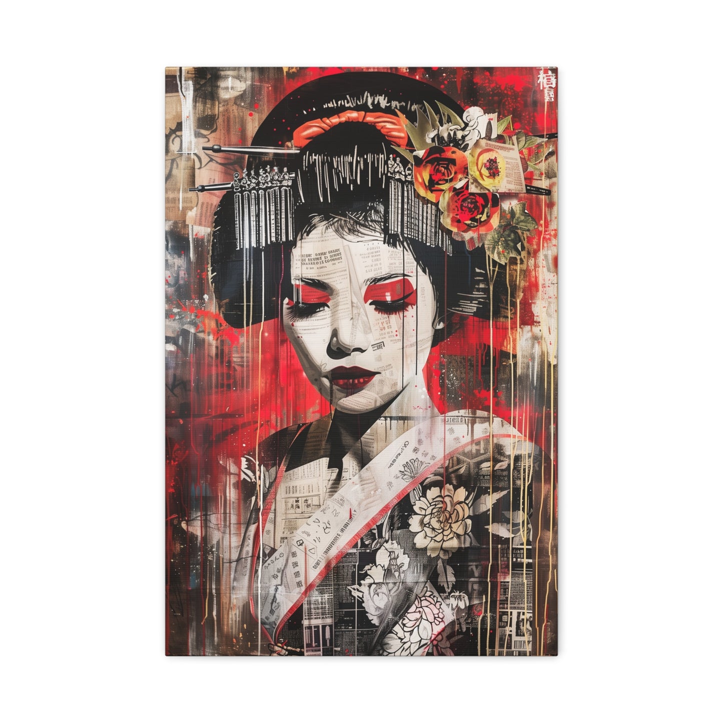 TABLEAU GEISHA ROUGE