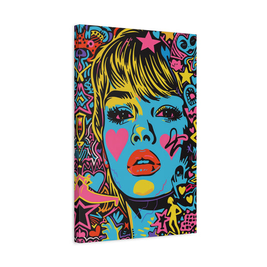 TABLEAU POP ART FEMME