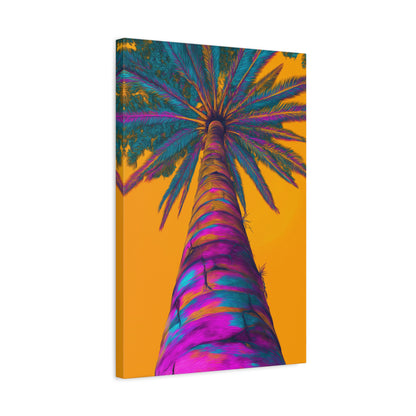 TABLEAU PALMIER COLORÉ