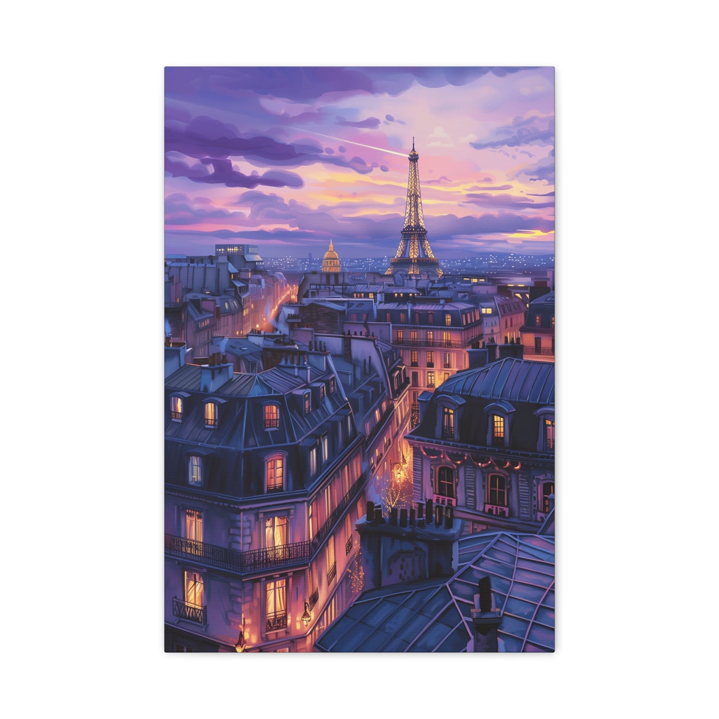 TABLEAU TOIT PARIS SUNSET