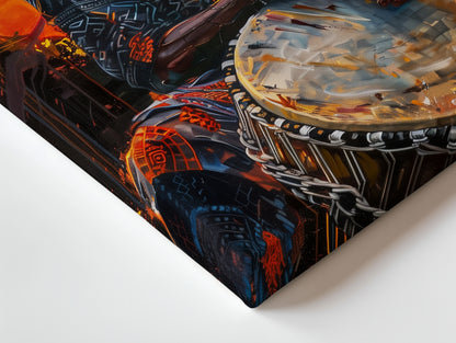 TABLEAU AFRICAIN MUSIQUE