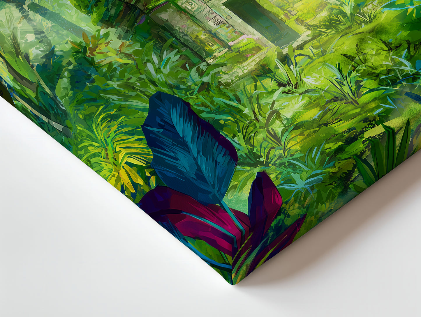 TABLEAU TEMPLE JUNGLE