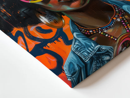 PAINTING OF AN AFRICAN WOMAN